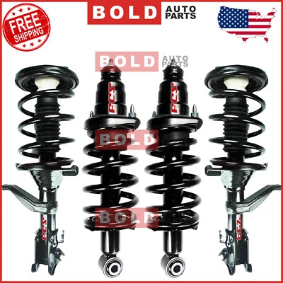 2 передние и 2 задние полные стойки и пружины катушки FCS для Honda Element 2003-2006 годов выпуска - Изображение 1 из 4