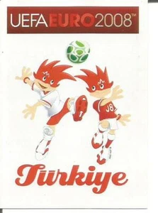 PANINI 2008 EUROPEAN FOOTBALL CHAMPIONSHIP STICKERS #124 - TURKIYE - Picture 1 of 2