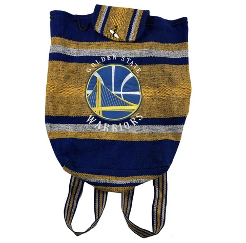 Golden State Warriors Knit Woven Serape Poncho Backpack Cover