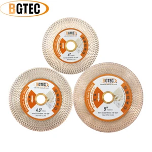 4-5 in X-Mesh Diamond Circular Grinding Saw Blade Porcelain Ceramic Cutting Disc - Picture 1 of 13