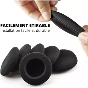 10X Mousse Coussinets Oreillettes Protection ECOUTEUR - iMobile - Foto 1 di 11