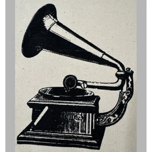 Pottery Barn Touch Tablet Case Canvas Sleeve iPad Gramophone Thomas Paul - Picture 1 of 6