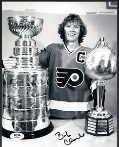 Bobby Clarke Philadelphia Flyers 8x10 Signed Auto Photo PSA/DNA Authentic 507 - Picture 1 of 2