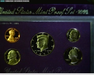 1991-S 1C-50C Proof Set (Proof) - Picture 1 of 2