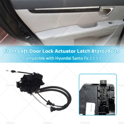 Front Left Door Lock Actuator Latch Fit For Hyundai Santa Fe 2.7 3.3 2005-2012 - image 1 of 4