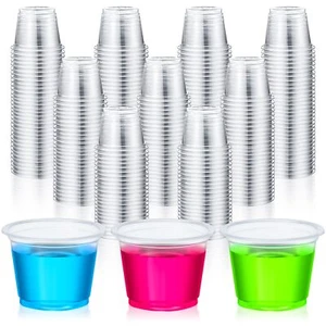 1500 Pcs Plastic Shot Glasses 1oz/30ml Clear Disposable Cups Bulk Mini Party ... - Picture 1 of 7