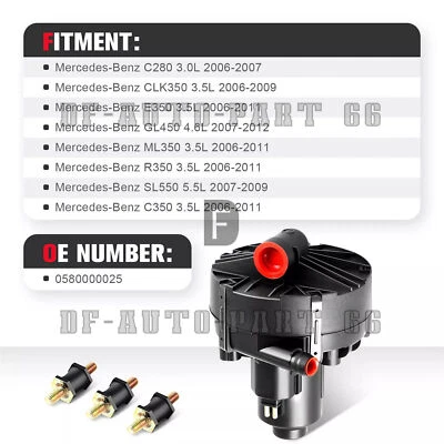 Bomba de aire secundaria BOSCH inyección de aire smog para Mercedes 0001405185 0580000025 Foto 1 de 4