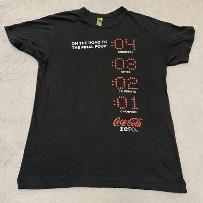 Coca Cola Zero NCAA Final Four Atlanta Men’s T-Shirt Medium M Black 2013 Music - Image 1 of 4