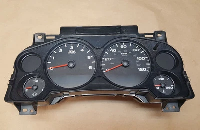 GMC SIERRA CHEVY SILVERADO 2007-2012 CUADRO DE INSTRUMENTOS VELOCÍMETRO REMAN  Foto 1 de 3