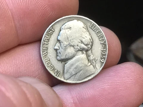 1939-D Denver Mint Jefferson Nickel Cover