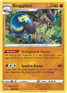 1x Grapploct 092/198 - Chilling Reign - Pokemon TCG - Holo NM - Picture 1 of 1