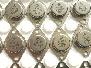 2N6678 NPN High Voltage Power Transistors TO-3  - Picture 1 of 1