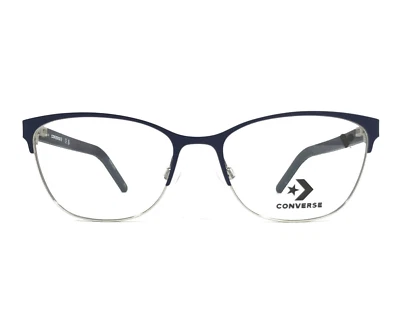 Оправы для очков Converse CV3017 411 синие серебристые кошачий глаз полный ободок 53-17-140 - Изображение 1 из 4