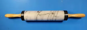 Cooking Rolling Pin Marble Pastry 18" Cooking Pies - Picture 1 of 5