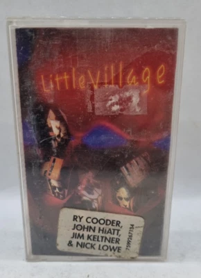 1992 Warner -  LITTLE VILLAGE -  Ry Cooder John Haitt Nick Lowe -  Cassette - Image 1 of 4