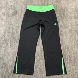 Adidas Black Capri Active Stretchy Workout Women’s Leggings - Size Small - Picture 1 of 10