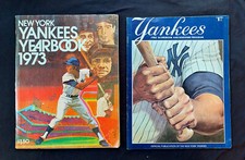 1973 NEW YORK YANKEES YEARBOOK and 1982 SCOREBOOK AND SOUVENIR PROGRAM