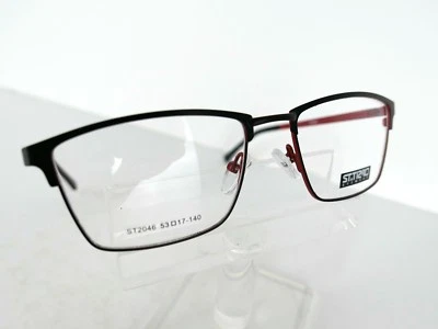Monturas de gafas Statis en 10 ST 2046 (C2) negras/rojas 53 x 17 140 mm PRESUPUESTO Foto 1 de 4