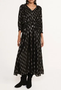 Claudie Pierlot Women's Dress Size 1 / S Kaftan Dress Belted CFPRO00781 - Picture 1 of 7
