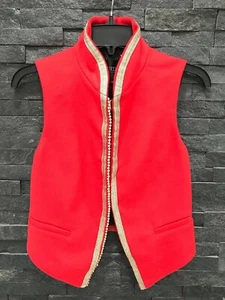 Neu mit Etikett Bird by Juicy Couture ärmellose Damenweste tibetisch rot Keith Größe S $ 348 - Bild 1 von 4