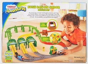 New Fisher Price THOMAS & FRIENDS BUSY DAY ON SODOR DELUXE TRAIN SET COLLECTIBLE - Picture 1 of 9