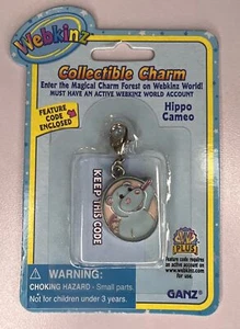Webkinz Collectible Charm - HIPPO CAMEO - New w/Unused Code- Factory Sealed - Bild 1 von 2