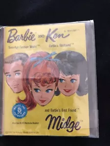 1962 Brand New Vintage Barbie, Ken, and Midge Catalog Mattel- Sealed - Picture 1 of 7