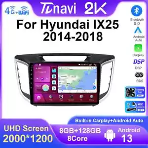 Car Radio For Hyundai Creta ix25 2014-18 Auto Multimedia Video Player GPS Navi - Picture 1 of 22
