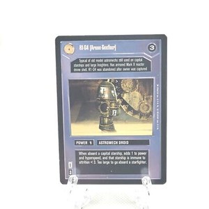 Star Wars CCG Premiere Limited Black Border R1-G4 Areone-Geefour Card