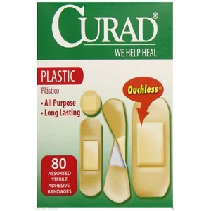 CURAD BANDAGE PLASTIC ASSORTED 80 CT - Picture 1 of 1