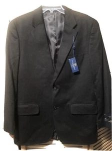 Club Room Herren Blazer Jacke 40R schwarz 100 % Kaschmir neu mit Etikett $ 450 - Bild 1 von 6