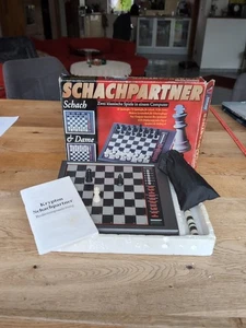 Krypton Schach Und Dame Computer Schachcomputer 2 In 1 Brettspiel OVP - Bild 1 von 4