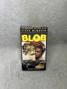 The Blob VHS Classic Sci-Fi Horror Movie Original Steve McQueen Goodtimes Video - Picture 1 of 4