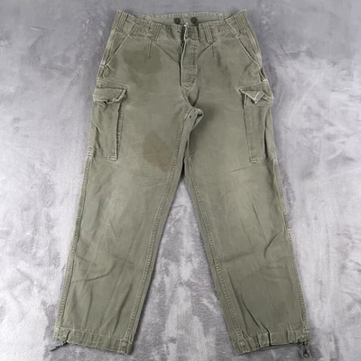 Pantalones de Carga de Combate Verde Militar Alemán Marquardt & Schulz Años 90 De Colección 32.5x27.5 Foto 1 de 4