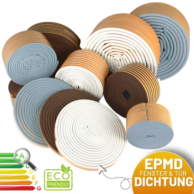 Fensterdichtung EPMD Dichtband Selbstklebend Türdichtung Gummidichtung Dichtung  - Bild 1 von 4