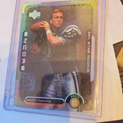 Upper Deck Encore 1998 - estrella de la NFL novato Peyton Manning #1 (RC) Foto 1 de 2
