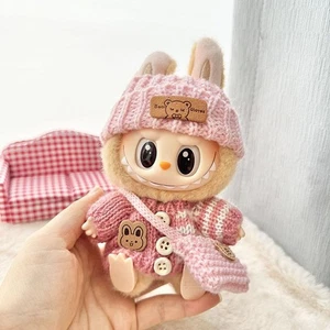 Süßes 17 cm Puppenoutfit V1 V2 V3 Kleidung Set mit Pullover Hut Tasche Brille Spielzeug Geschenk - Bild 1 von 23