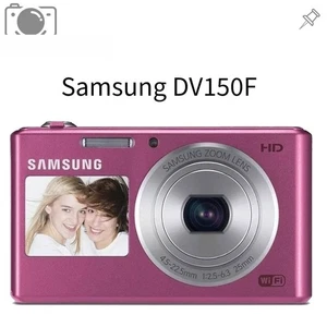 Samsung DV150F digital camera  5x optical zoom dual LCD screen 16 MP Time Lapse - Picture 1 of 12