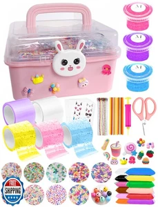KAWAIZOO Nano Tape Bubble Kit per Bambini con Bunny Box,Nanotape Squishy Maker  - Foto 1 di 5