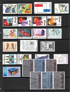 SPAIN MNH 1989 COMPLETE YEAR SETS (2 SCANS) - Picture 1 of 2