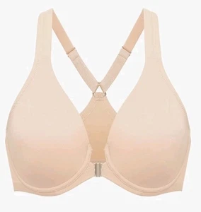 Delimira Frontverschluss Racerback Plunge Seamless BH Gr. 36C Bügel beige  - Bild 1 von 6