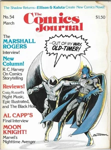 COMICS JOURNAL #54, MARCH 1980!! MARSHALL ROGERS INTERVIEW!!! - Picture 1 of 2