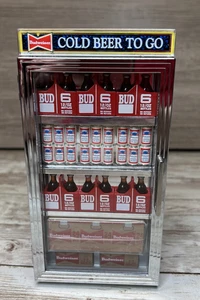 Budweiser 7" Druckguss Musikbank mit Flaschenöffner * Musik siehe Video" 1998 - Bild 1 von 14