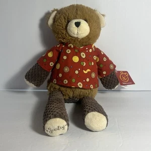 Scentsy Buddy Plüsch Sasha der Bär rot Shirt Stofftier Dufthalter NEU - Bild 1 von 14
