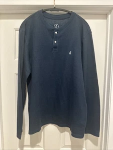 Mens Volcom Long Sleeve Thermal Shirt Size Large - Picture 1 of 1