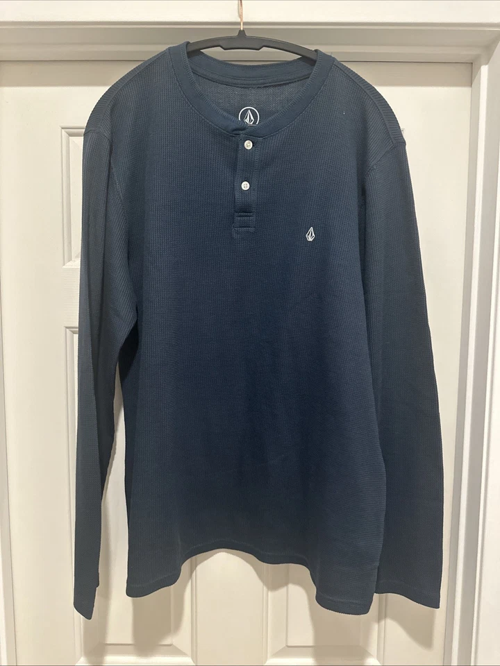 Mens Volcom Long Sleeve Thermal Shirt Size Large - Image 1 of 1