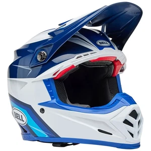 BELL HELMET MOTO-9S FLEX MOTOCROSS MX - MERCHANT BLUE / BLACK - Picture 1 of 7