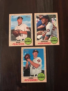 2017 Topps Heritage High HOUSTON ASTROS Base Team Set (8) Teoscar Hernandez RC - Picture 1 of 1