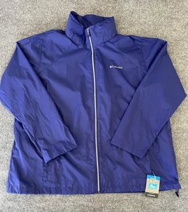 Columbia Jacke Damen 3X Plus blau Switchback III wasserdicht verstaubar Kapuze - Bild 1 von 16