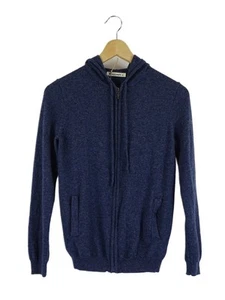 WoolOvers Blue Zip Up Hoodie XS by Reluv Clothing - Picture 1 of 3